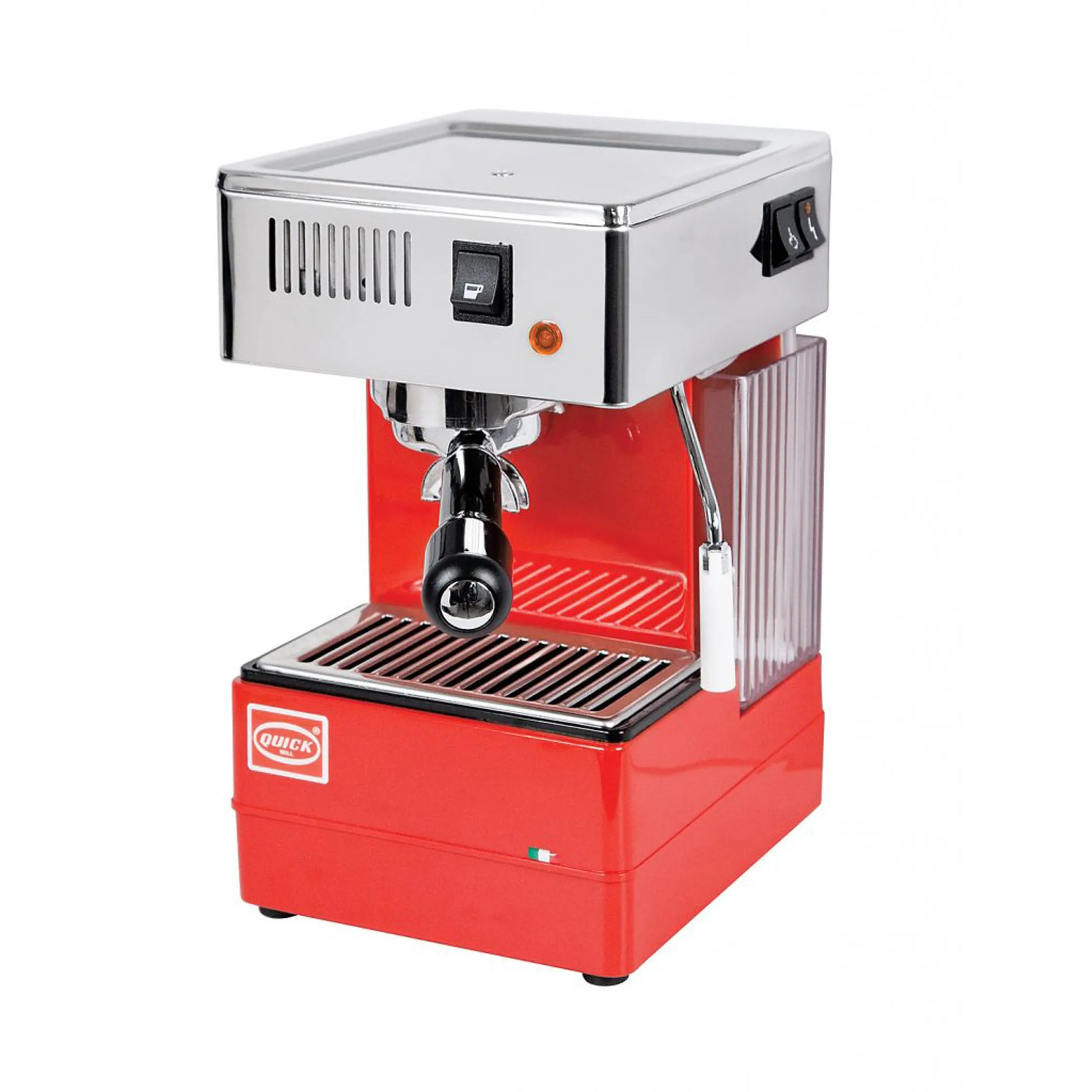 2025 Quick Mill Stretta Rood Siebdrager espressoapparaat - Koffiewereld
