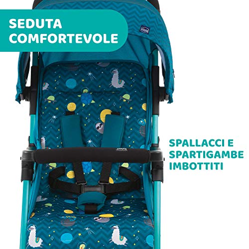 Chicco Ohlalà 3 Passeggino Ultraleggero Da 0 Mesi A 15 Kg, Blu Petrolio,101 X 81 X 47 Cm : Prima infanzia
