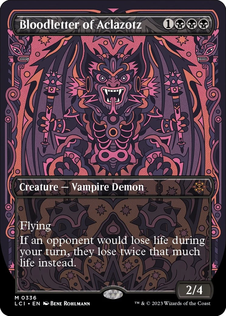 Bloodletter of Aclazotz (Borderless) (336) (The Lost Caverns of Ixalan)