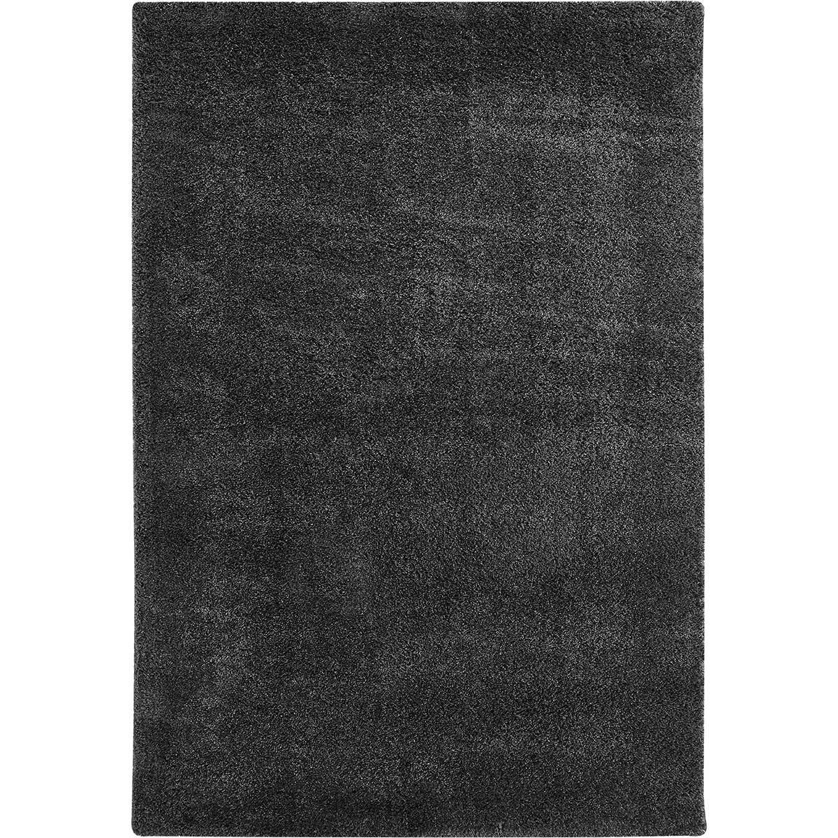 HOMCOM Hochflor Teppich Anthrazit 170 x 120 x 4 cm