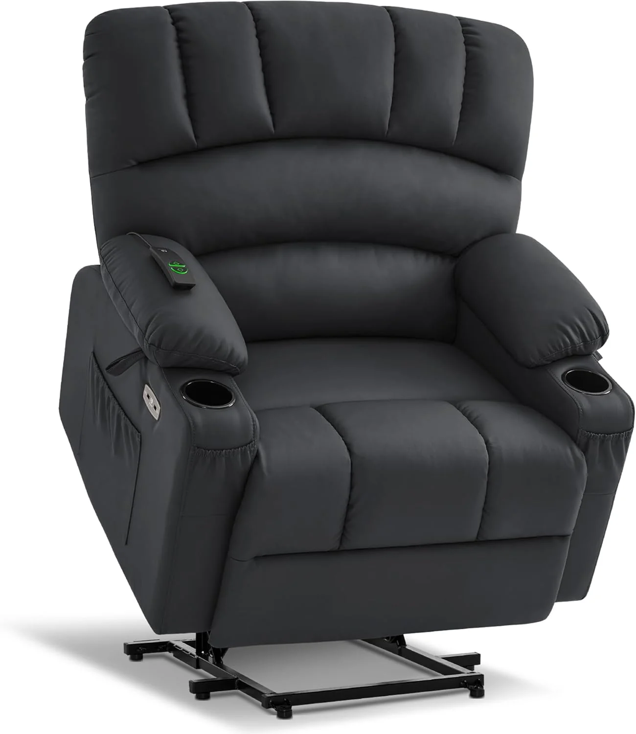 Heated Lift Recliner for Seniors with USB & Cup Holders