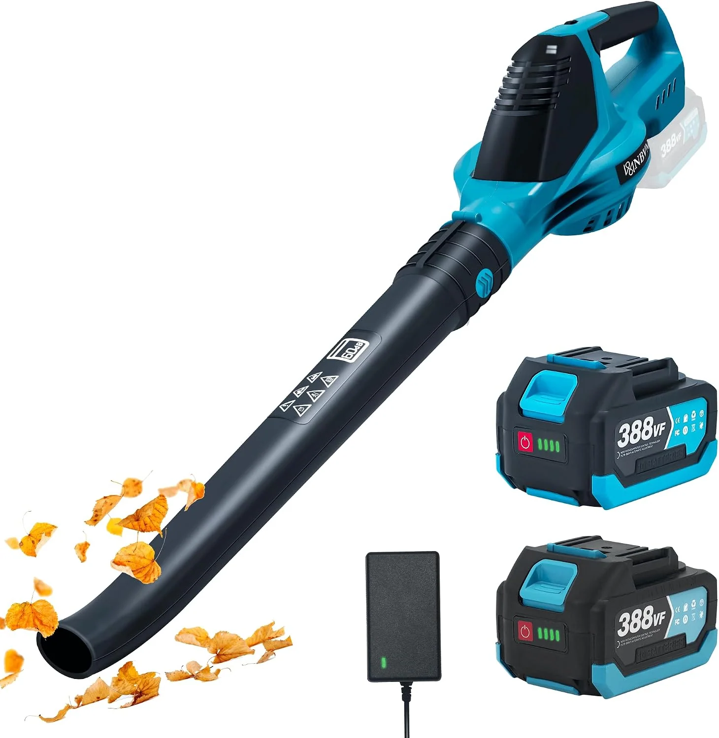 Laubbläser Akku für Makita Akku 18V, 219 km/h 5-Gang 28000RPM