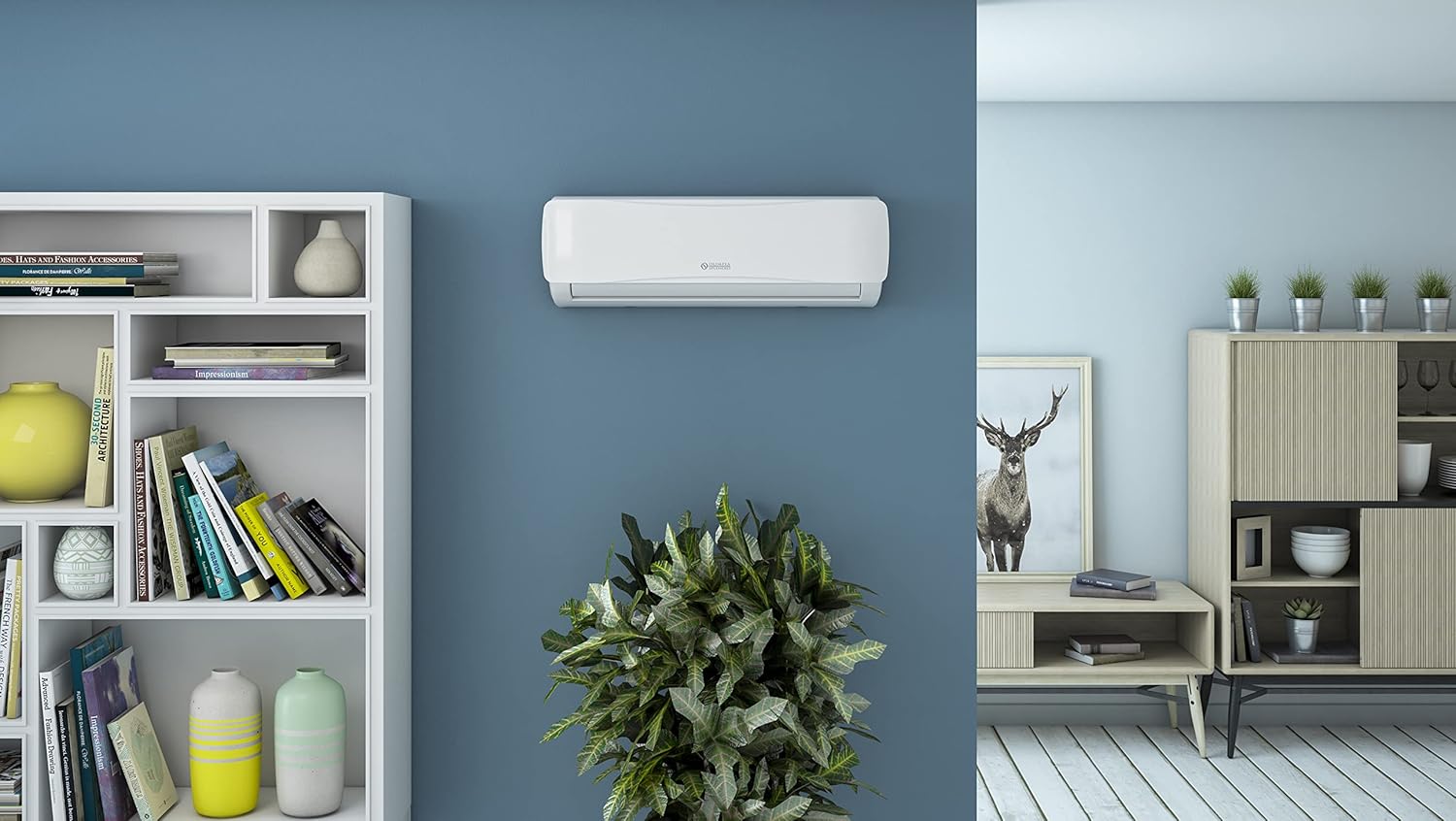 Olimpia Splendid, Mystral S1 E 12 Air Conditioning 12000 BTU / h Monosplit Inverter, Gas R32, Class A++, Cooling Function, Heating, Dehumidification and Ventilation, Integrated Wifi