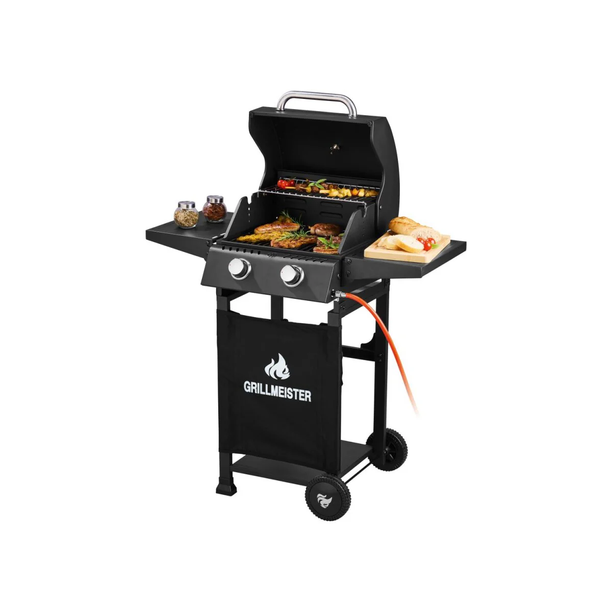 GRILLMEISTER Gasbarbecue 2-pits 