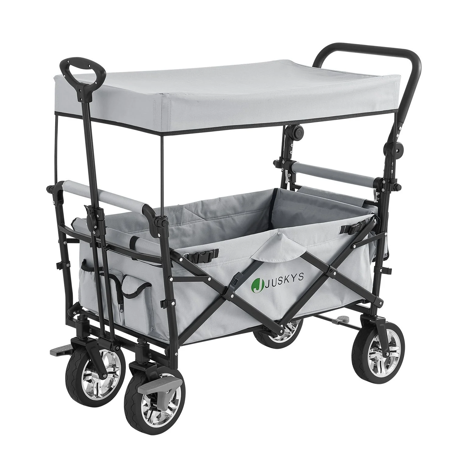 2025 Opvouwbare bolderwagen met dak en tas