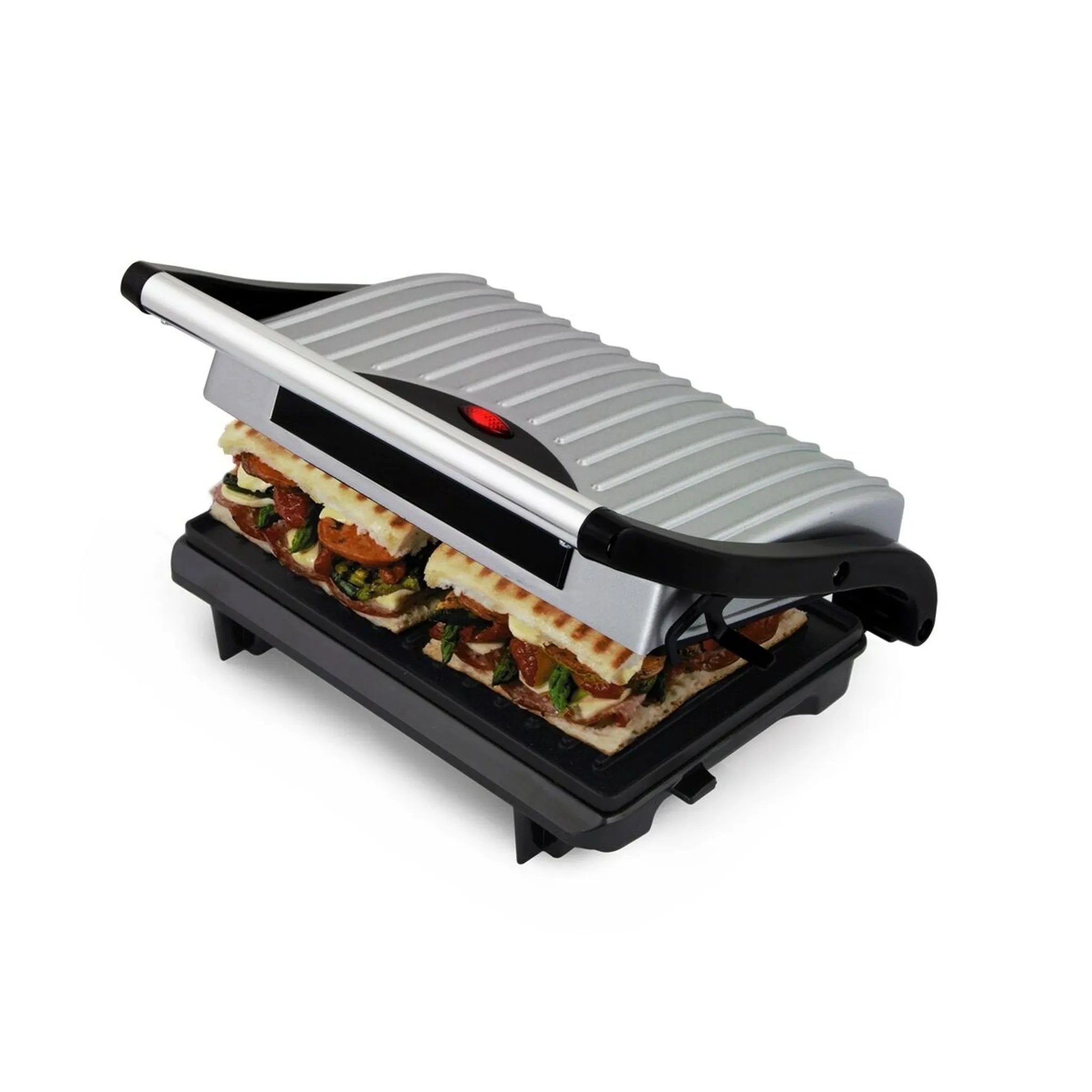 Kontaktgrill Kontakt-Pizzagrill Tischgrill für Steak, Sandwich Panini Toaster