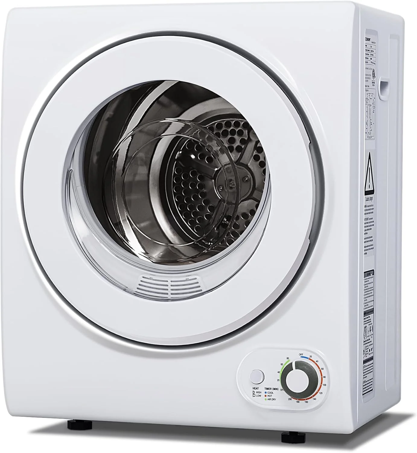 Euhomy 110V Portable Clothes Dryer 850W Compact Laundry Dryers 1.5 cu.ft