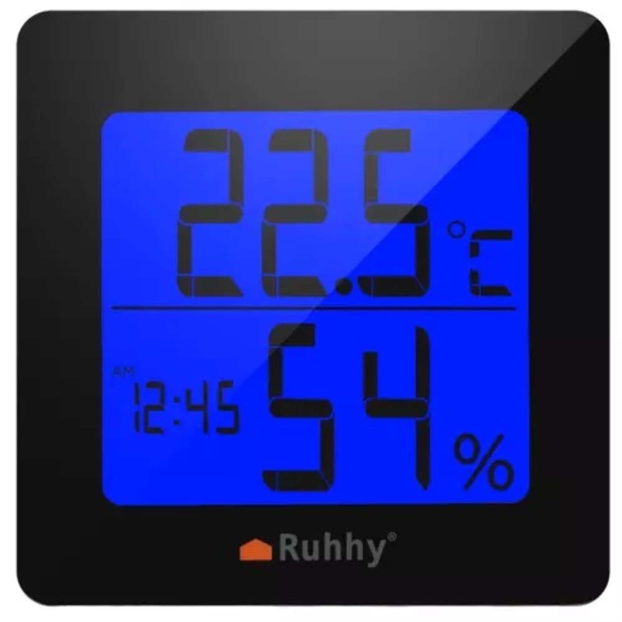 Wetterstation Multifunktionale Wetterstation: Thermometer, Hygrometer, Uhr, Wecker