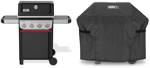 Weber Spirit E-325 Liquid Propane Gas Grill for Outdoor Cooking and BBQ, 3 Burners