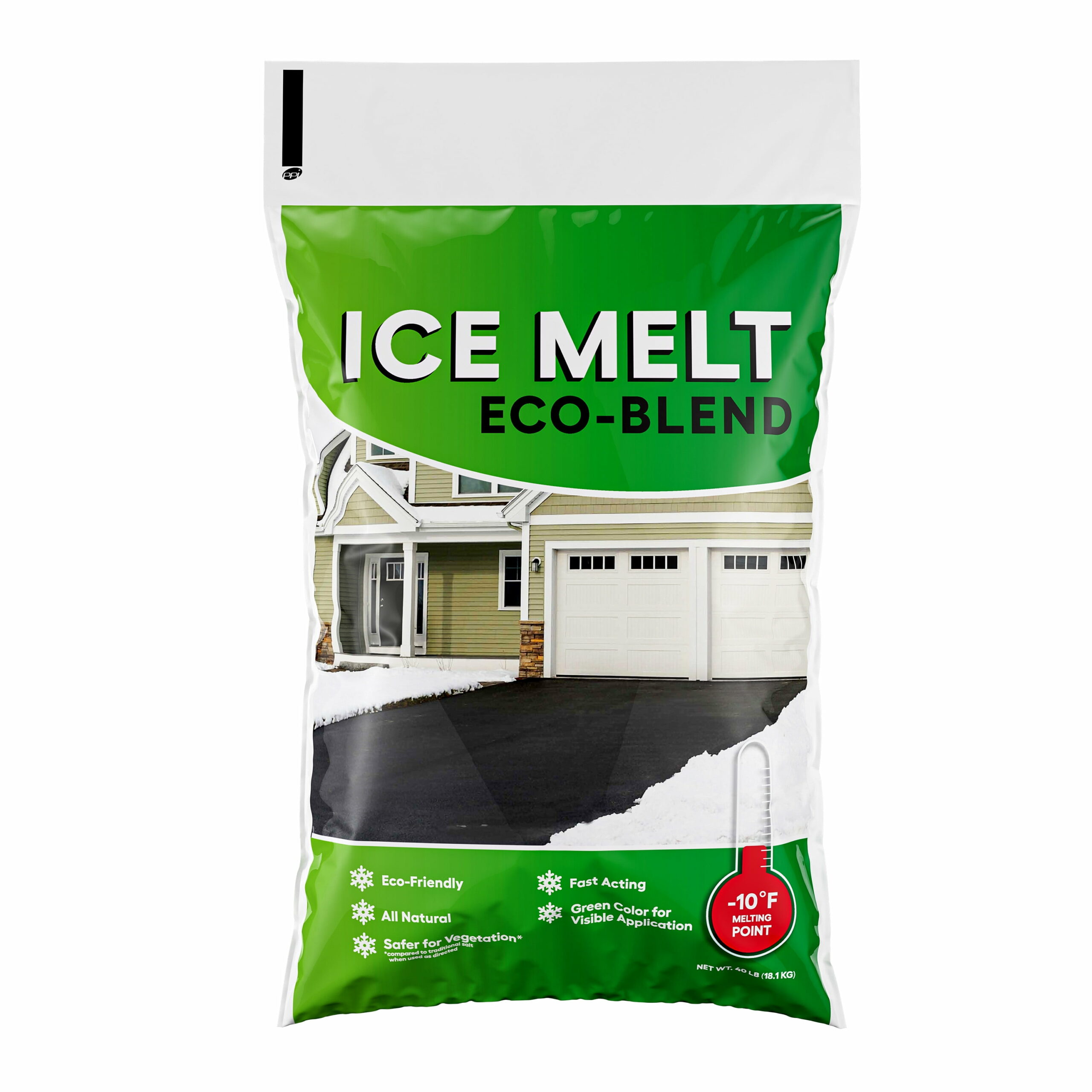 Eco Blend Ice Melter 40lb &ndash; Environmentally Friendly, Biodegradable, Effective to  10&deg;F
