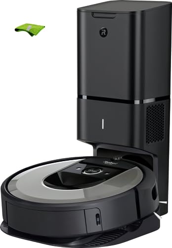 iRobot Roomba i8  (8550) Self Emptying Robot Vacuum, Automatic Dirt Disposal, Empties Itself for up to 60 Days, Wi Fi, Smart Mapping, Compatible with Alexa, Medium Silver