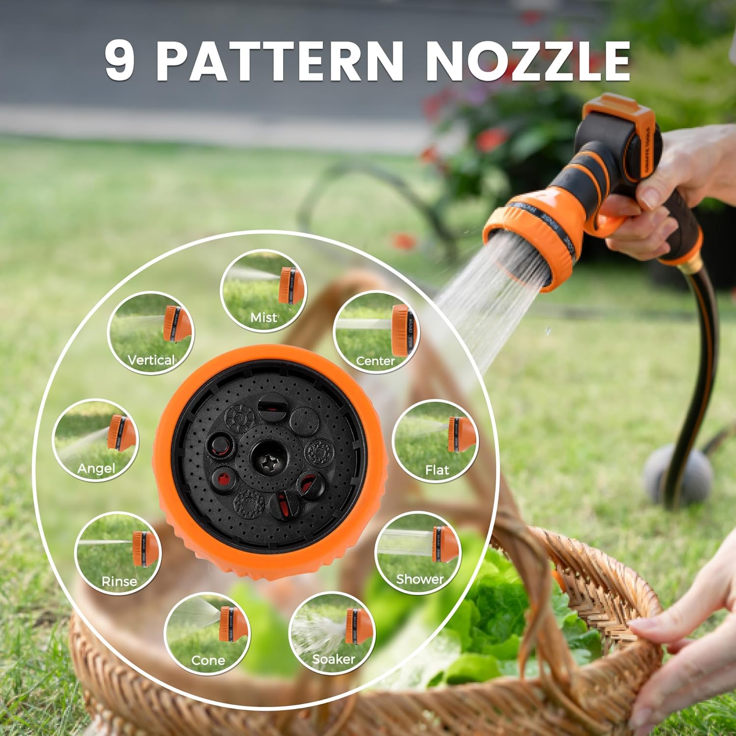 Giraffe Tools AW505/8 Retractable Garden Hose Reel 5/8