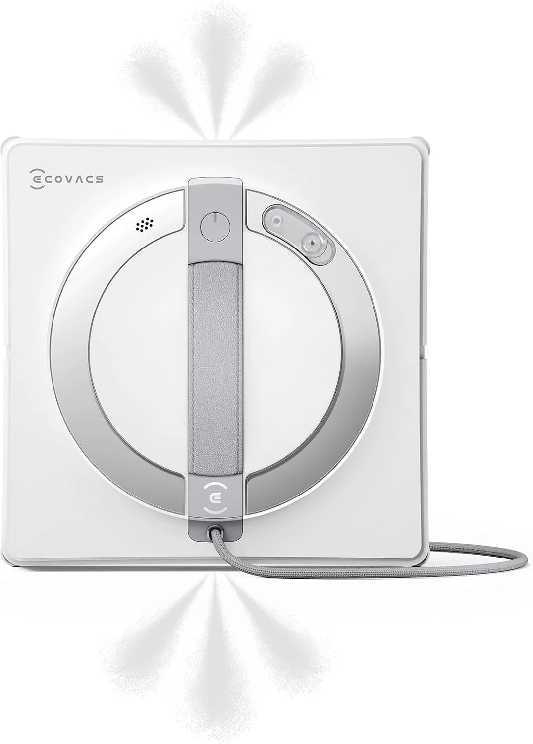 ECOVACS WINBOT W2 PRO Fensterputzroboter, 3-Düsen-Wassersprüher, 10-Stufen-Schutzsystem, Win-SLAM 4.0 Pfadplanung, Steady-Climbing-System, Kanten-Erkennung, App-Steuerung, Weiß