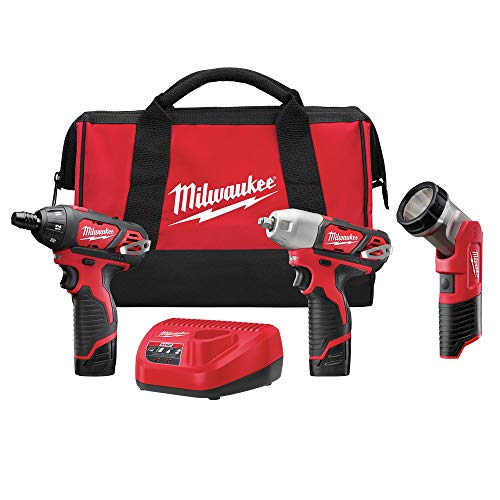 Milwaukee 2491 23 M12   Kit combinato a 3 attrezzi, 12 Volt : Amazon.it: Fai da te