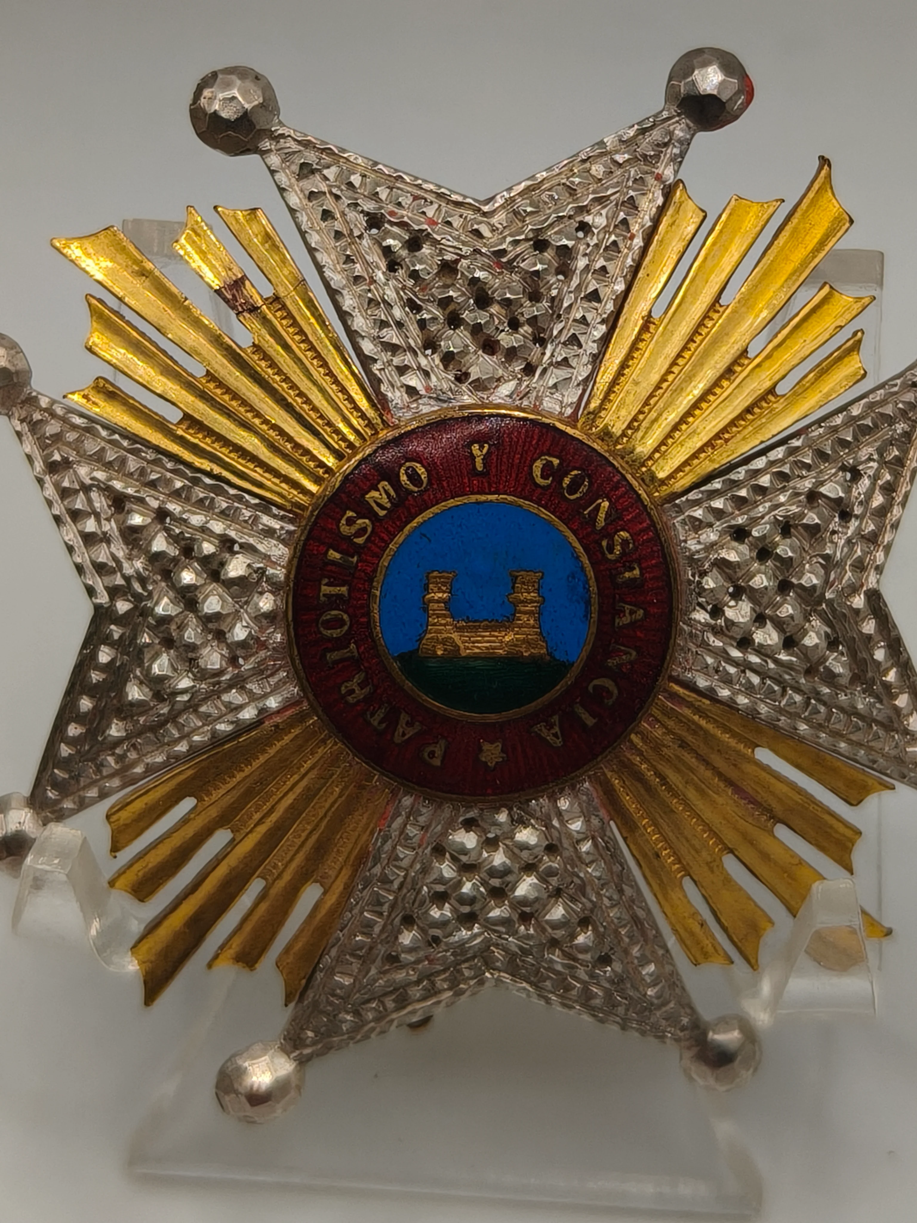 Gran Cruz orden Militar Milicia Nacional Isabel II