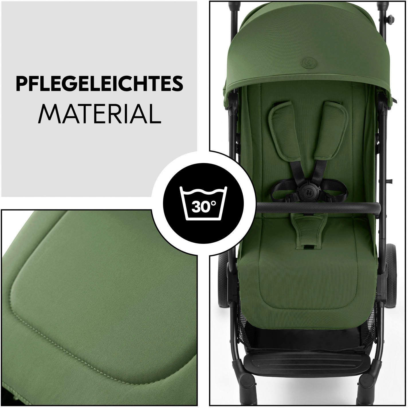 Kinder-Buggy Travel N Care Plus Buggy, green