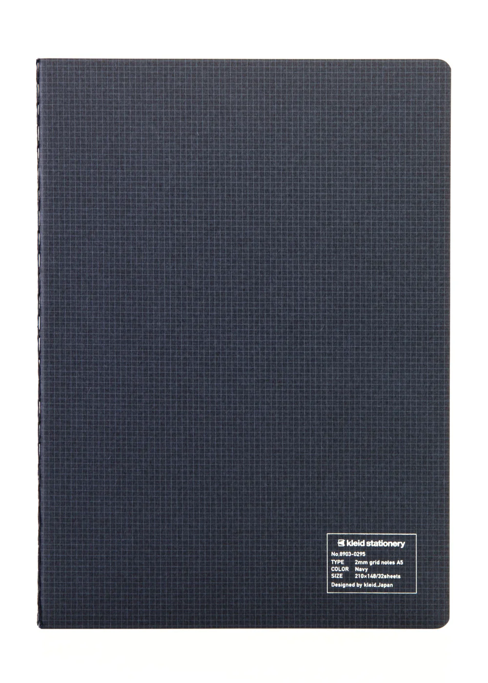 Kleid Original Notebook - A5 - 2 mm Graph - Navy - White Paper 32 sheets
