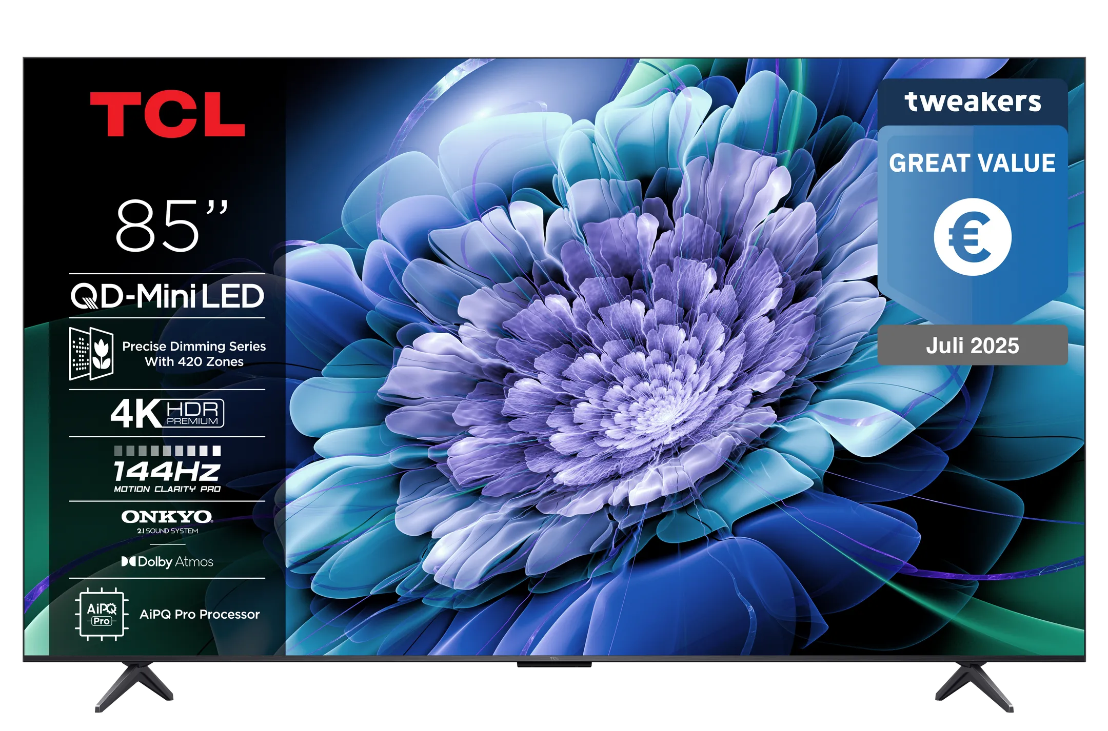 TCL QD-Mini LED 4K TV 85C69K (2025) - 85 inch
