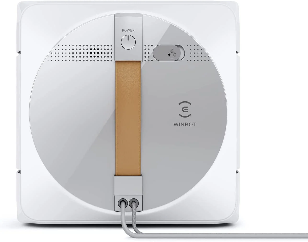 ECOVACS WINBOT MINI Fensterputzroboter, kompaktes Design, Doppel-Düsen mit Ultraschall-Zerstäubung, 9-Stufen-Schutzsystem, intelligente Pfadplanung, 4 Reinigungsmodi, Anti-Rutsch-System, Weiß