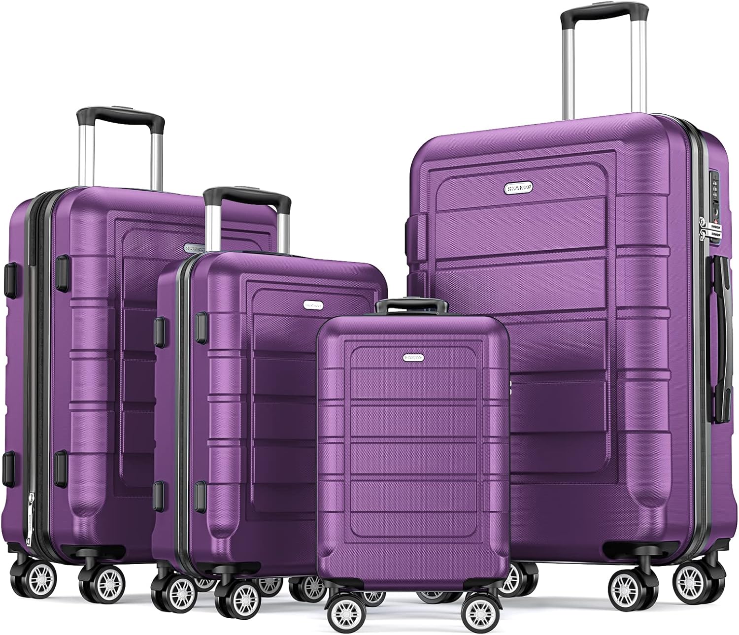 Luggage Sets Expandable PC+ABS Durable Suitcase Sets