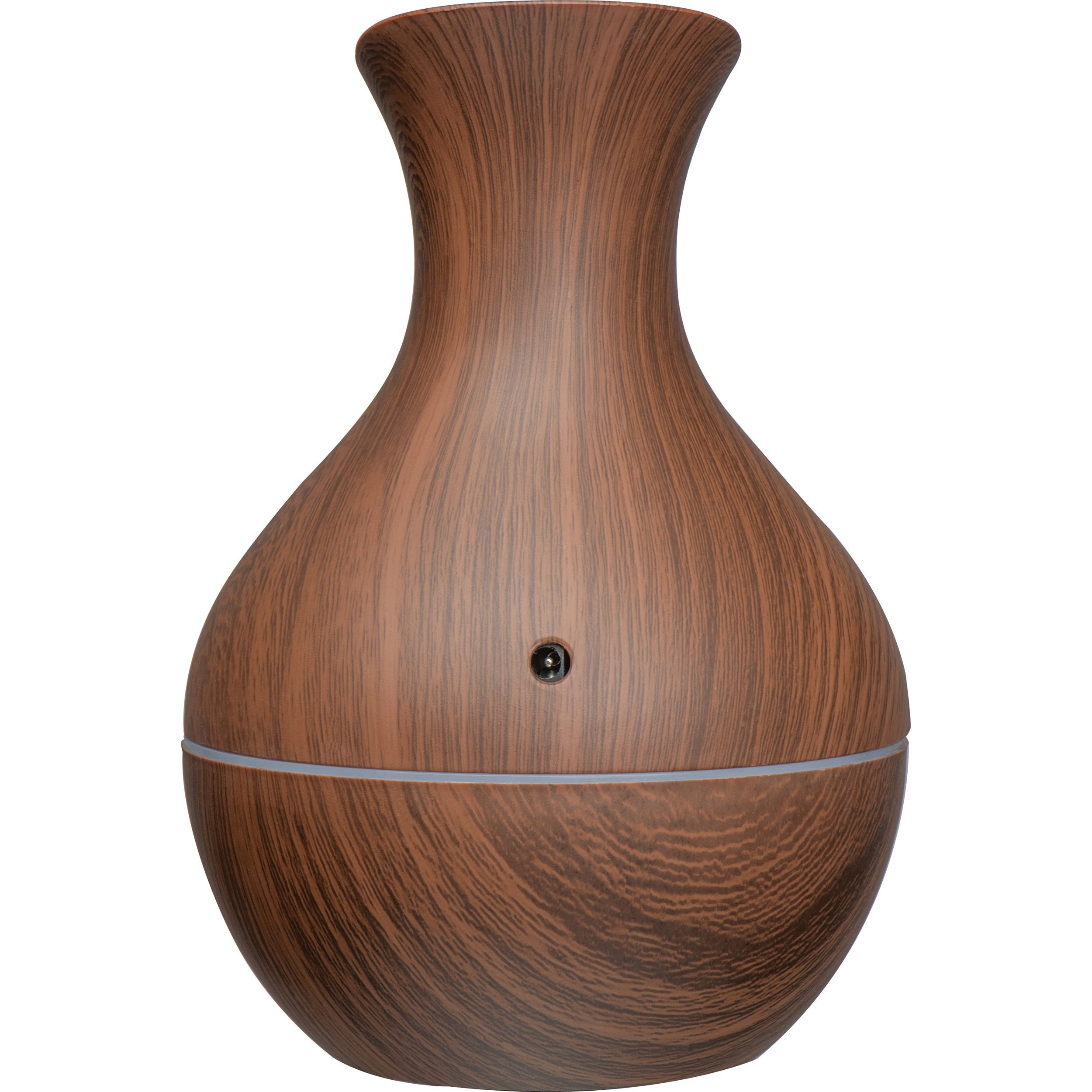 Luftbefeuchter Luftbefeuchter / 130 ml / in dunkler Holzoptik / inklusive USB-Ladekab