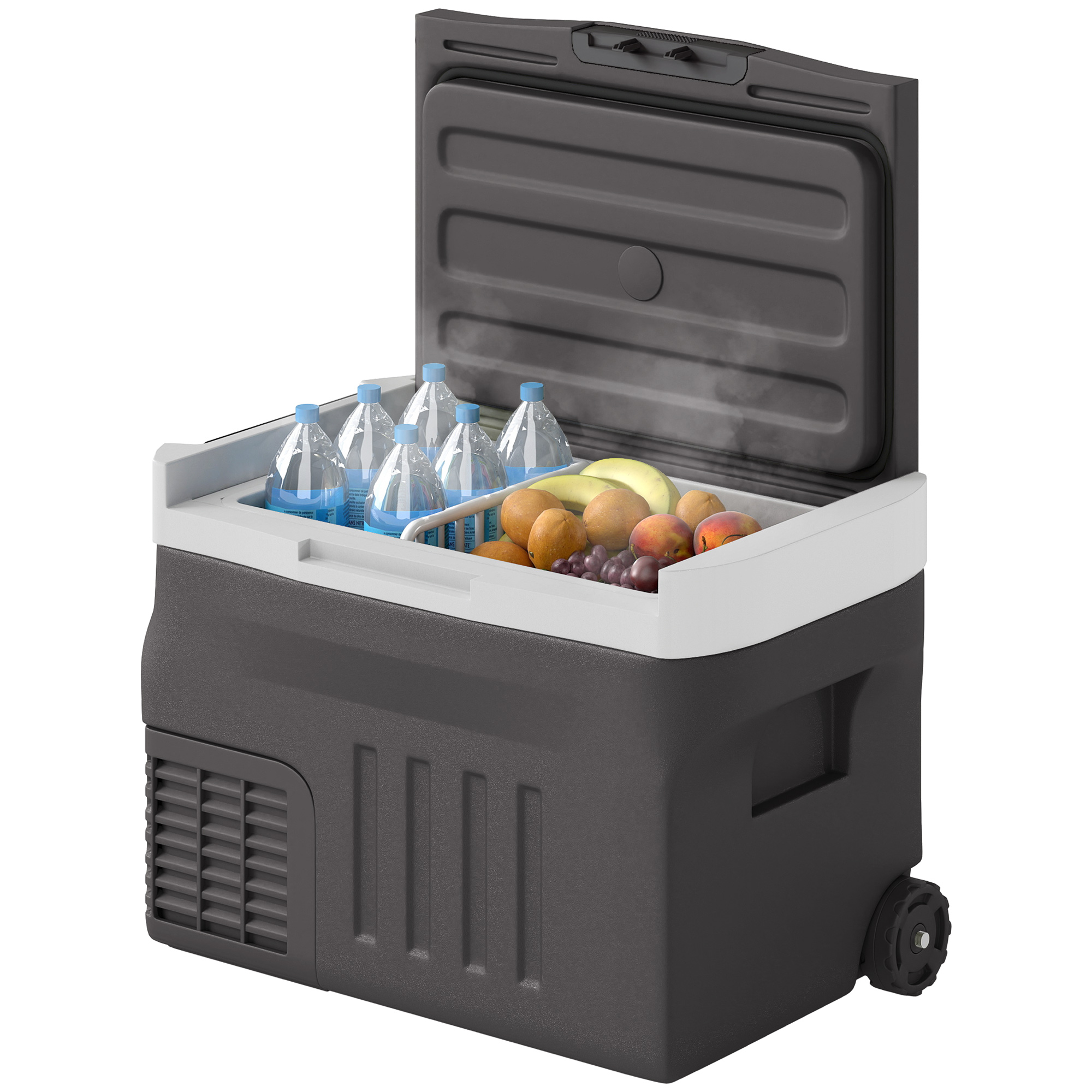 30L Elektrische Compressor Koelbox met LED ECO-modus en Koelbehoudfunctie Zwart