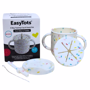 Baby 4 Way Training Cup with Snack Pot Lid
