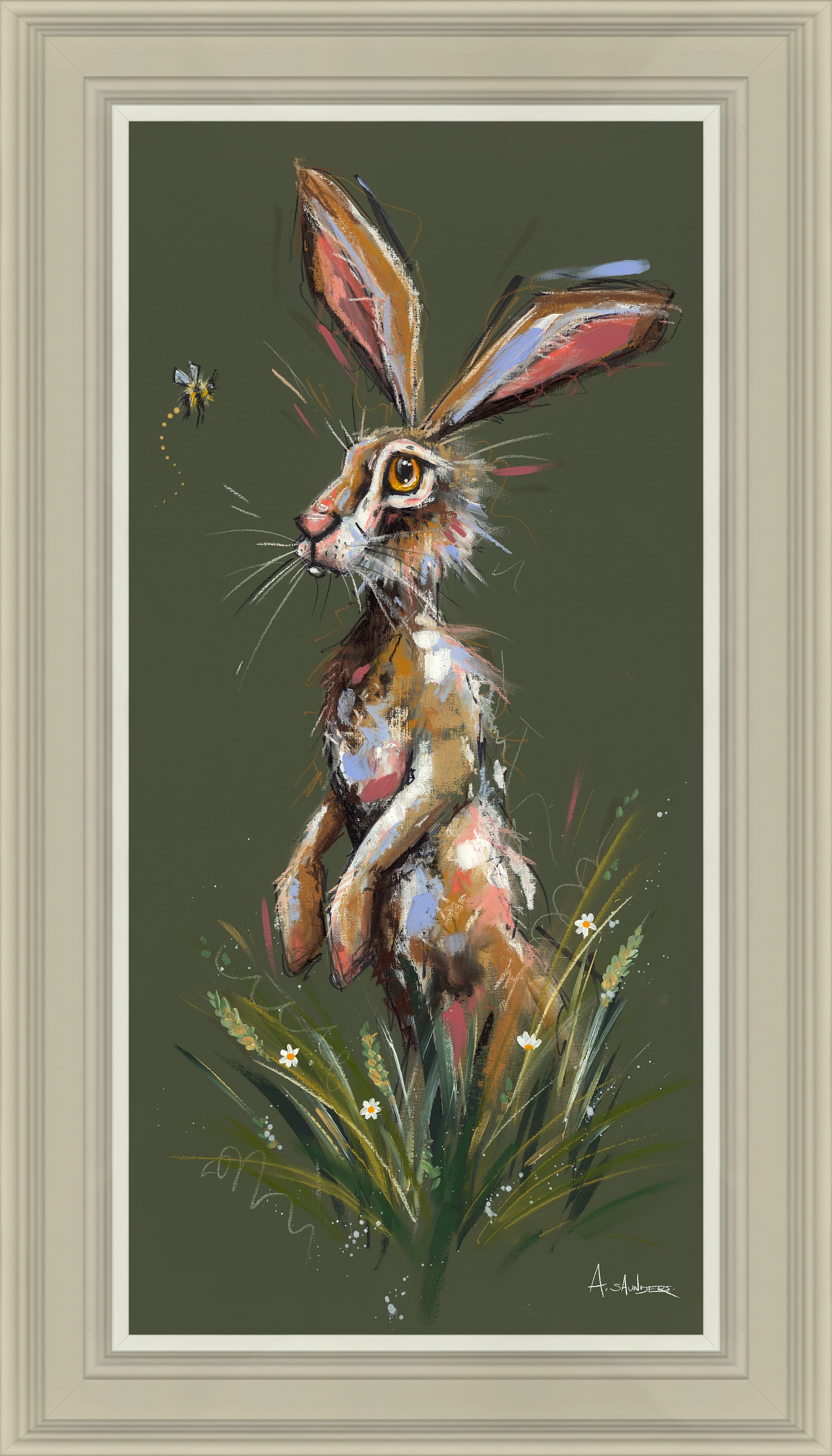 Hoppity by Ashley Saunders | 39cm x 69cm
