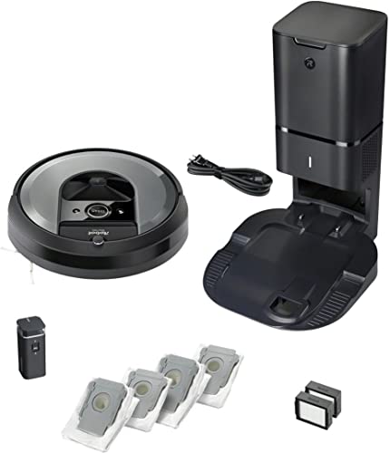 iRobot Roomba i8  (8550) Self Emptying Robot Vacuum, Automatic Dirt Disposal, Empties Itself for up to 60 Days, Wi Fi, Smart Mapping, Compatible with Alexa, Medium Silver