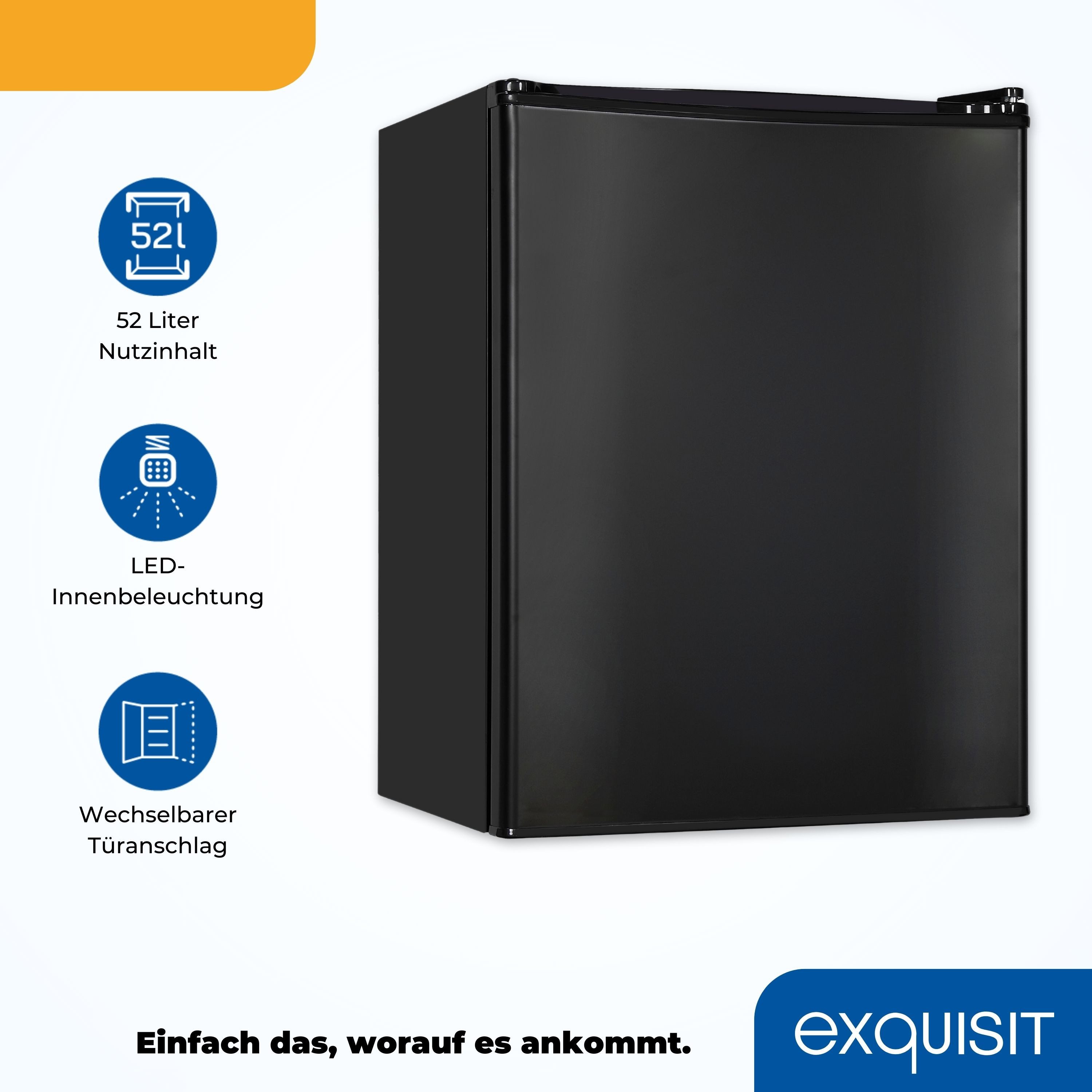 Kühlschrank KB60-V-090E schwarz