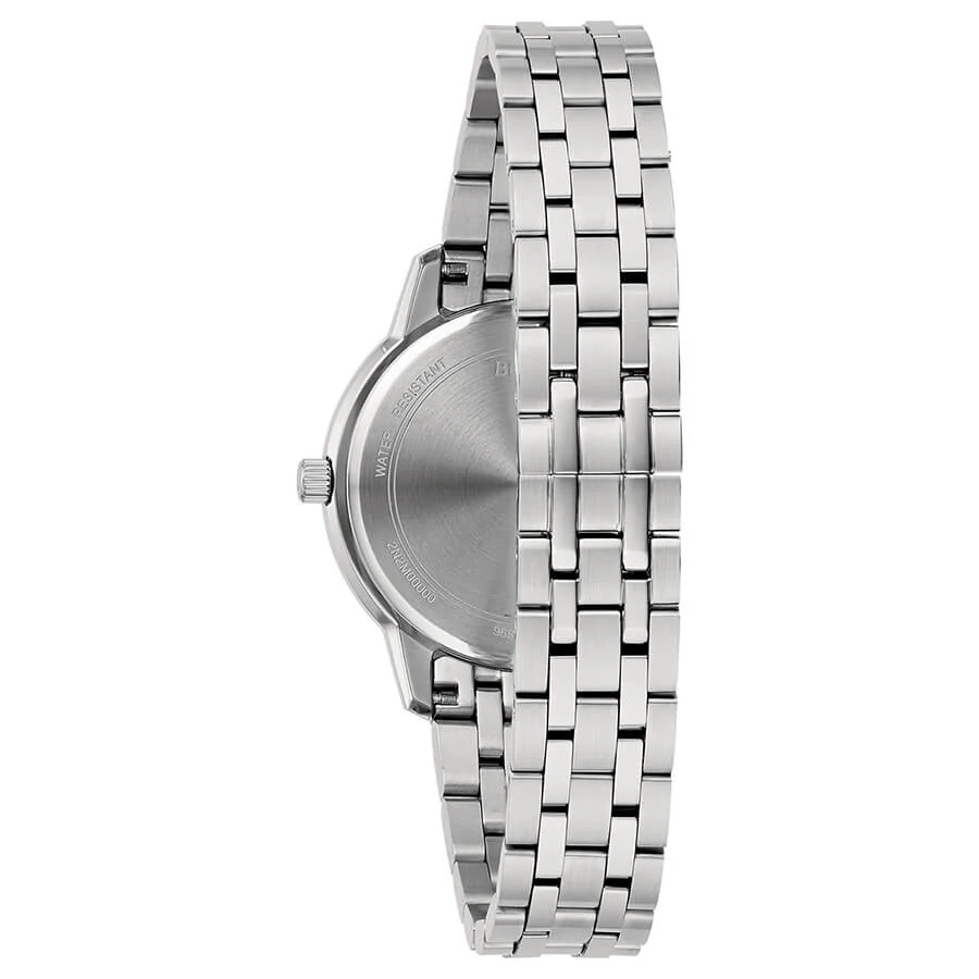 Orologio Bulova 96P233 donna Sutton silver con diamanti