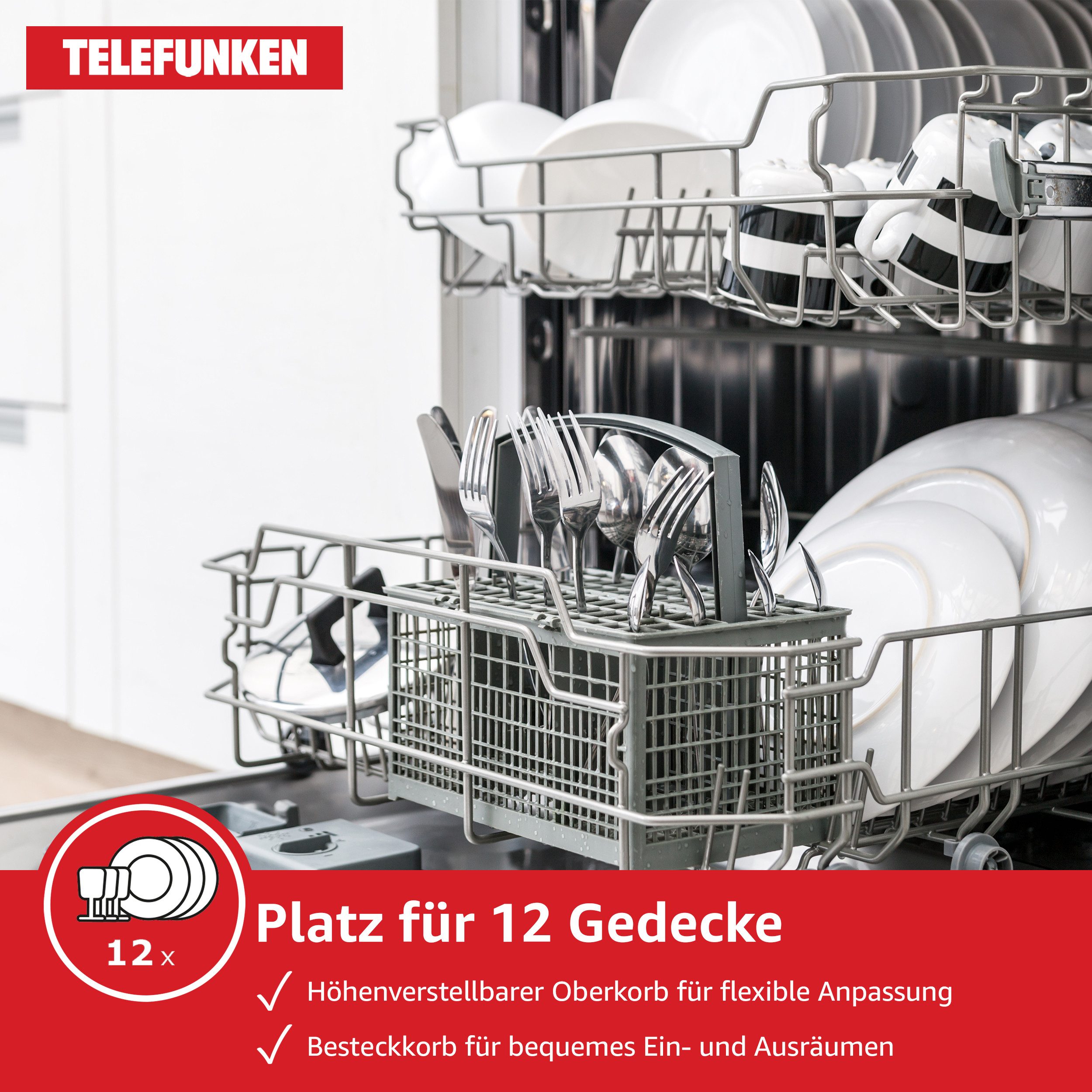 teilintegrierbarer Geschirrspüler G-ET-6014-C-I