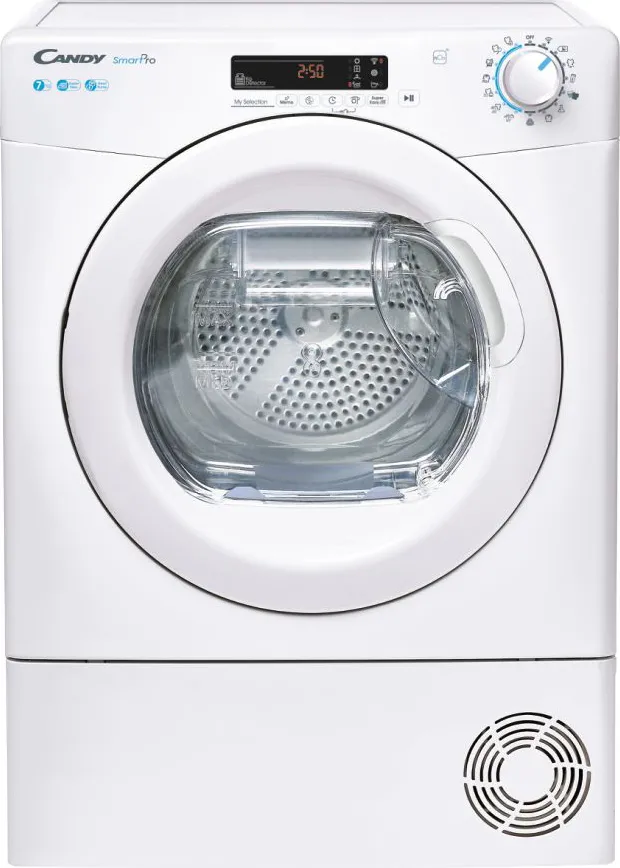 Candy Asciugatrice Slim CSO4 H7A2DE-S 7 Kg con Pompa di calore Profondità 47 cm Smart Pro WiFi