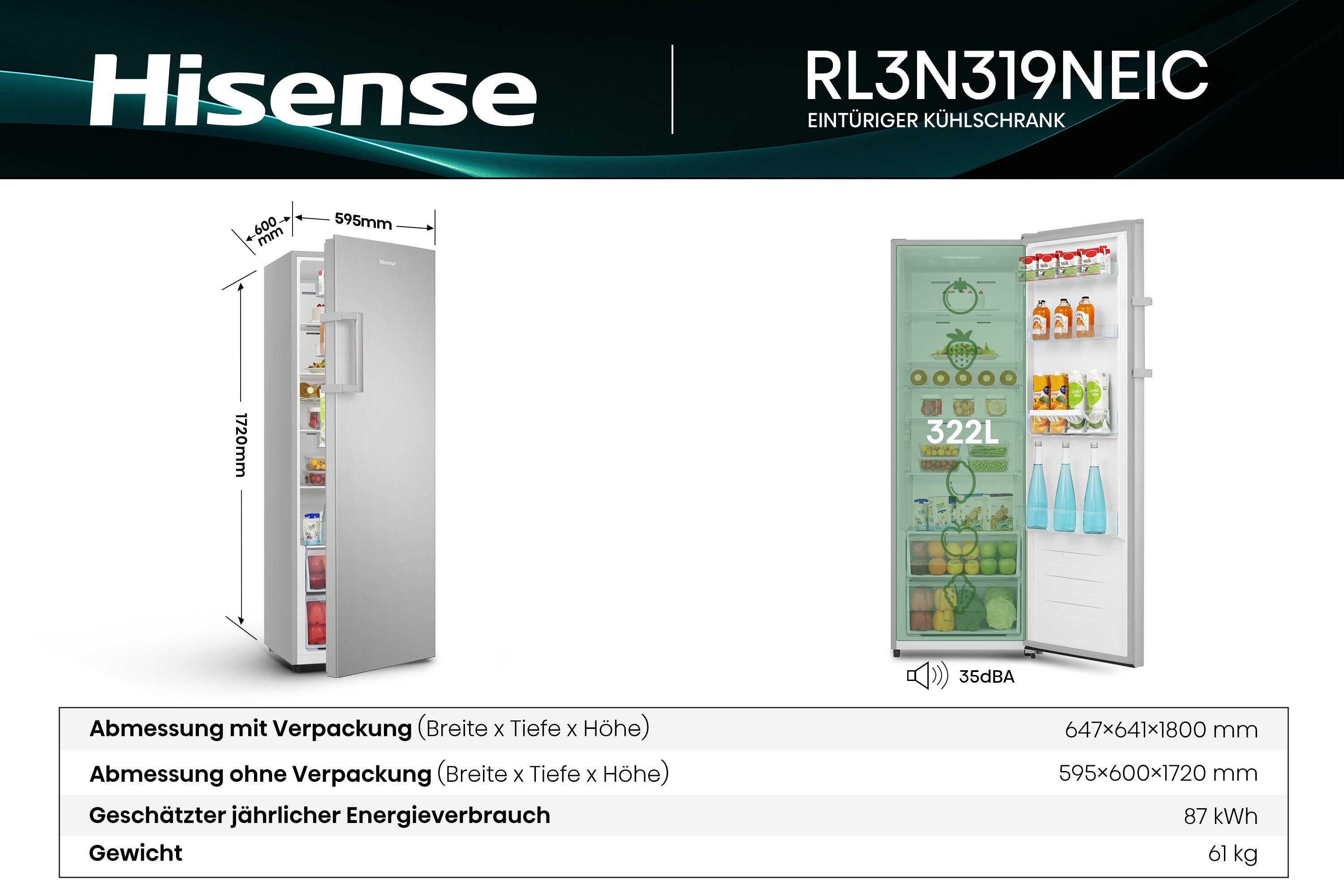 Kühlschrank RL3N319NEIC