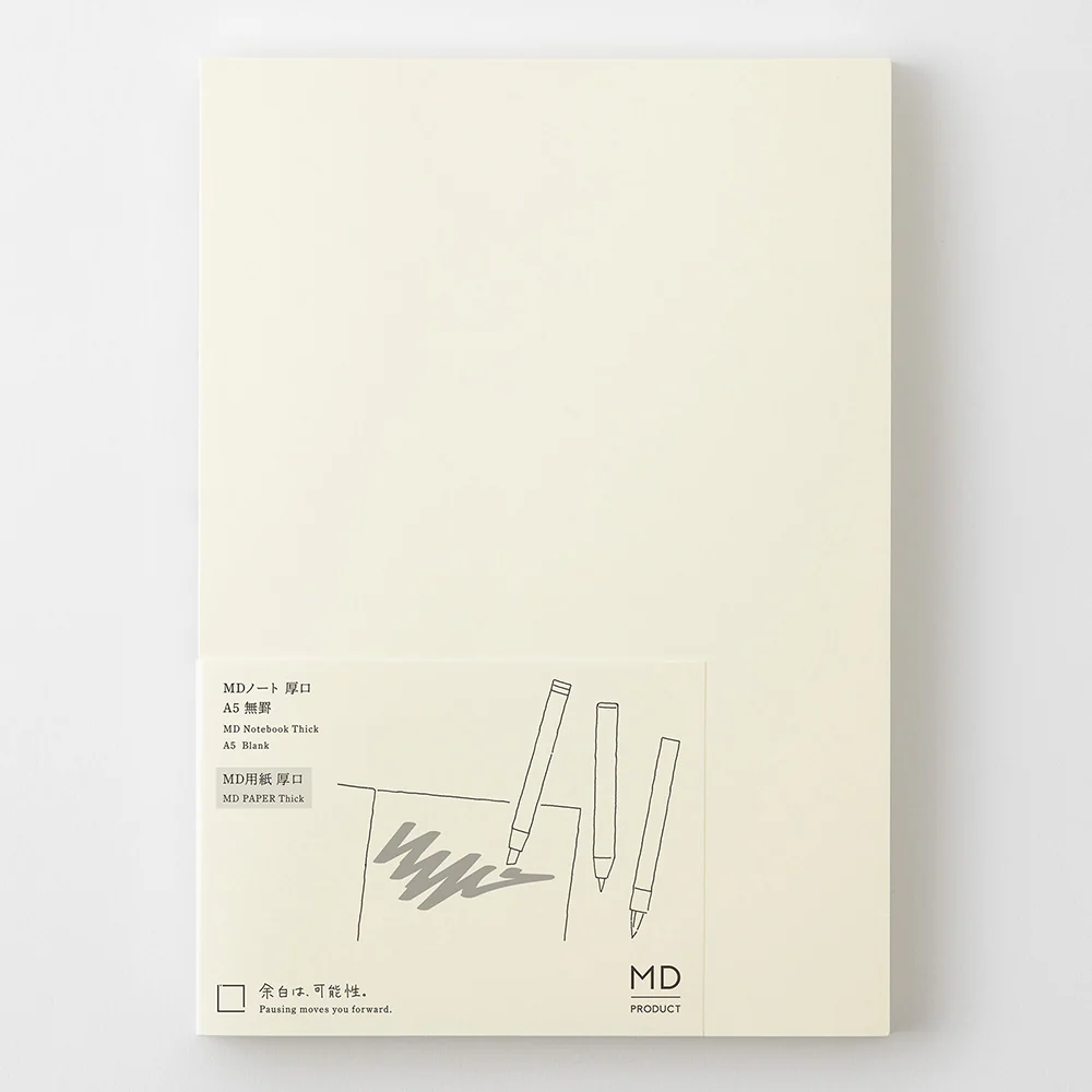 MIDORI MD NOTEBOOK THICK - A5 - BLANK