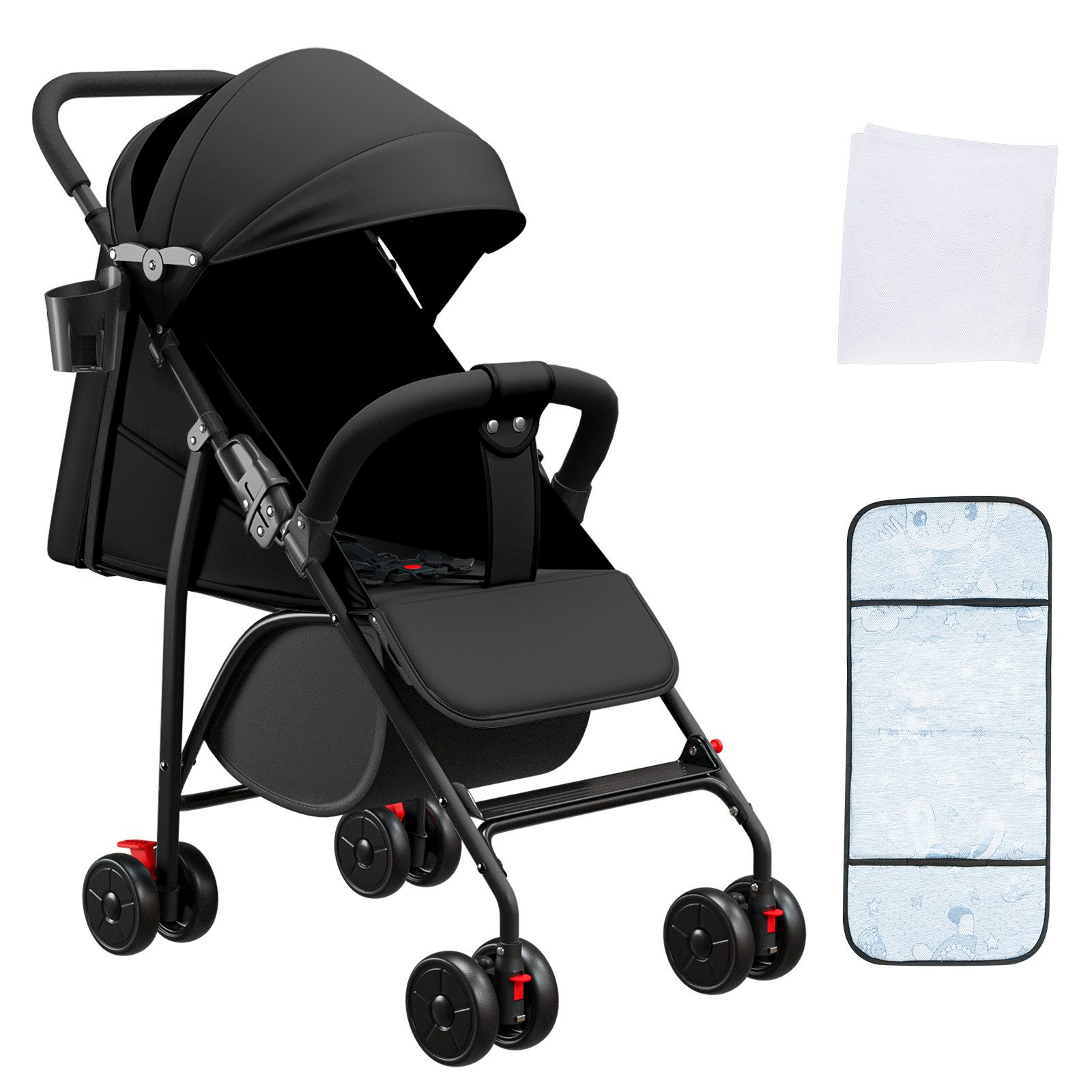 Kinder-Buggy Kinderwagen, Liegebuggy, 0–4 Jahre