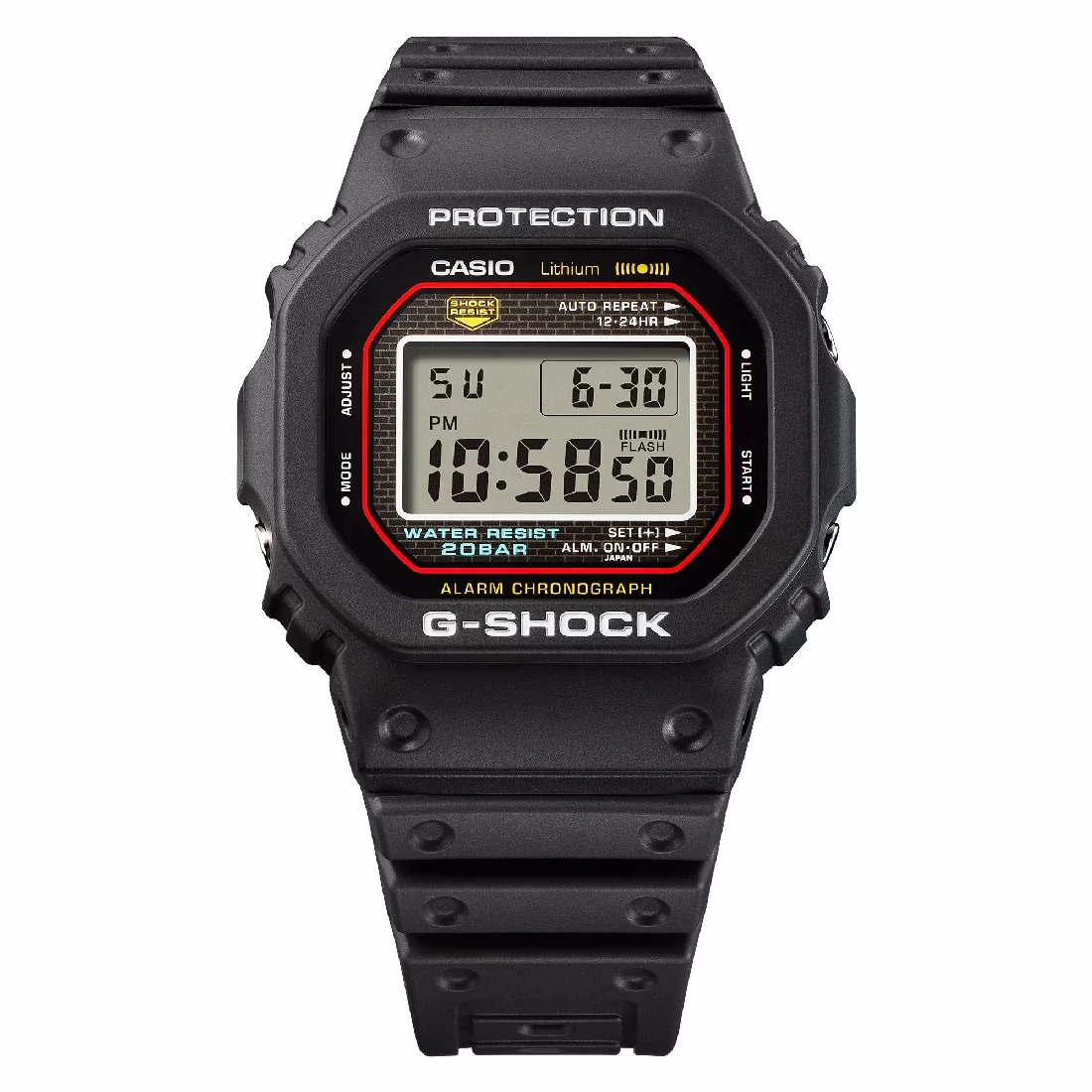 Orologio G-Shock DW-5000R-1AER colori originali cassa acciaio