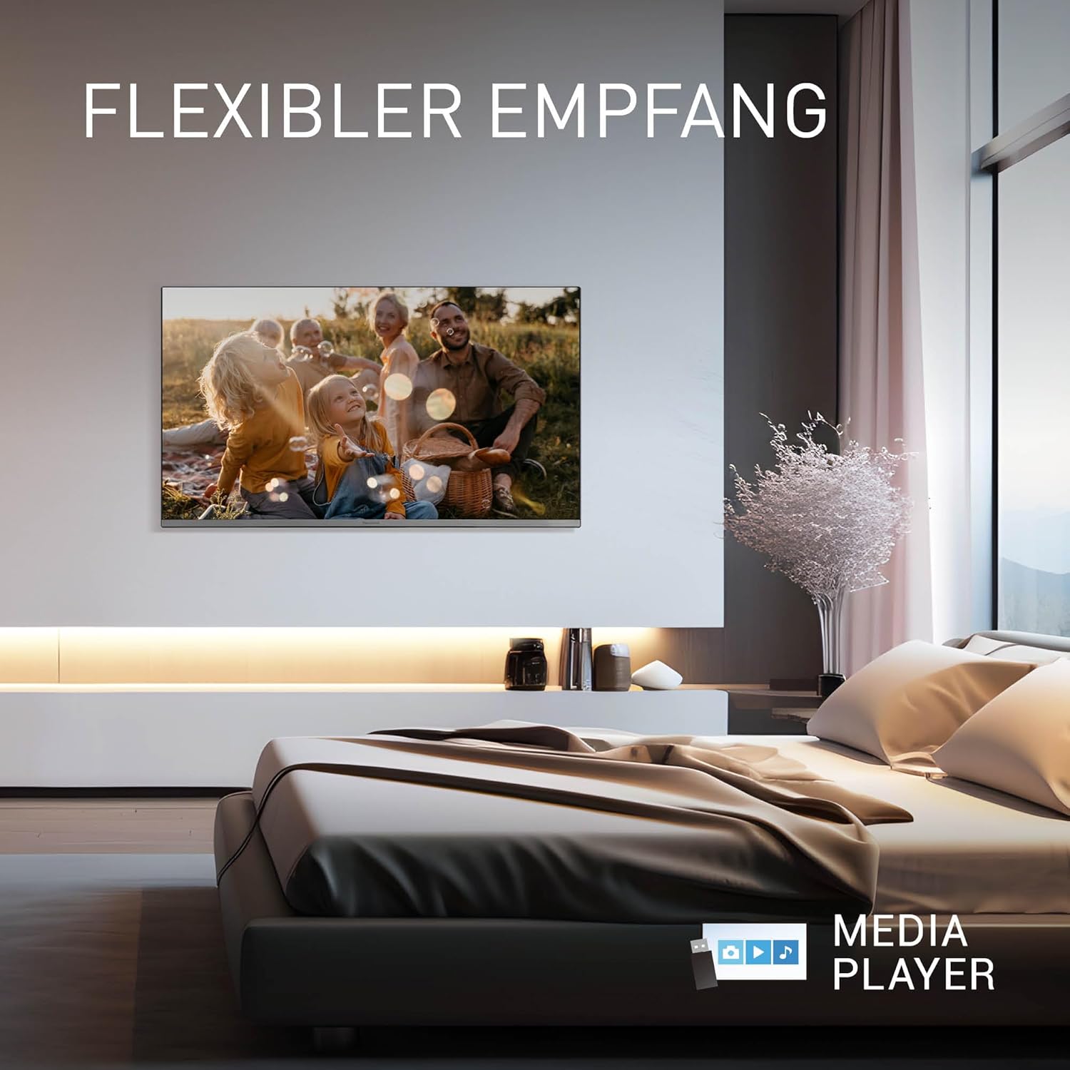 Panasonic TB-40S45AEZ, S45 Serie 40 Zoll Full HD LED Smart TV, 2024, TiVo, Google- und Alexa-Sprachsteuerung, Gaming-Modus, Media Player, HDR, HDMI, für EIN außergewöhnliches visuelles Erlebnis