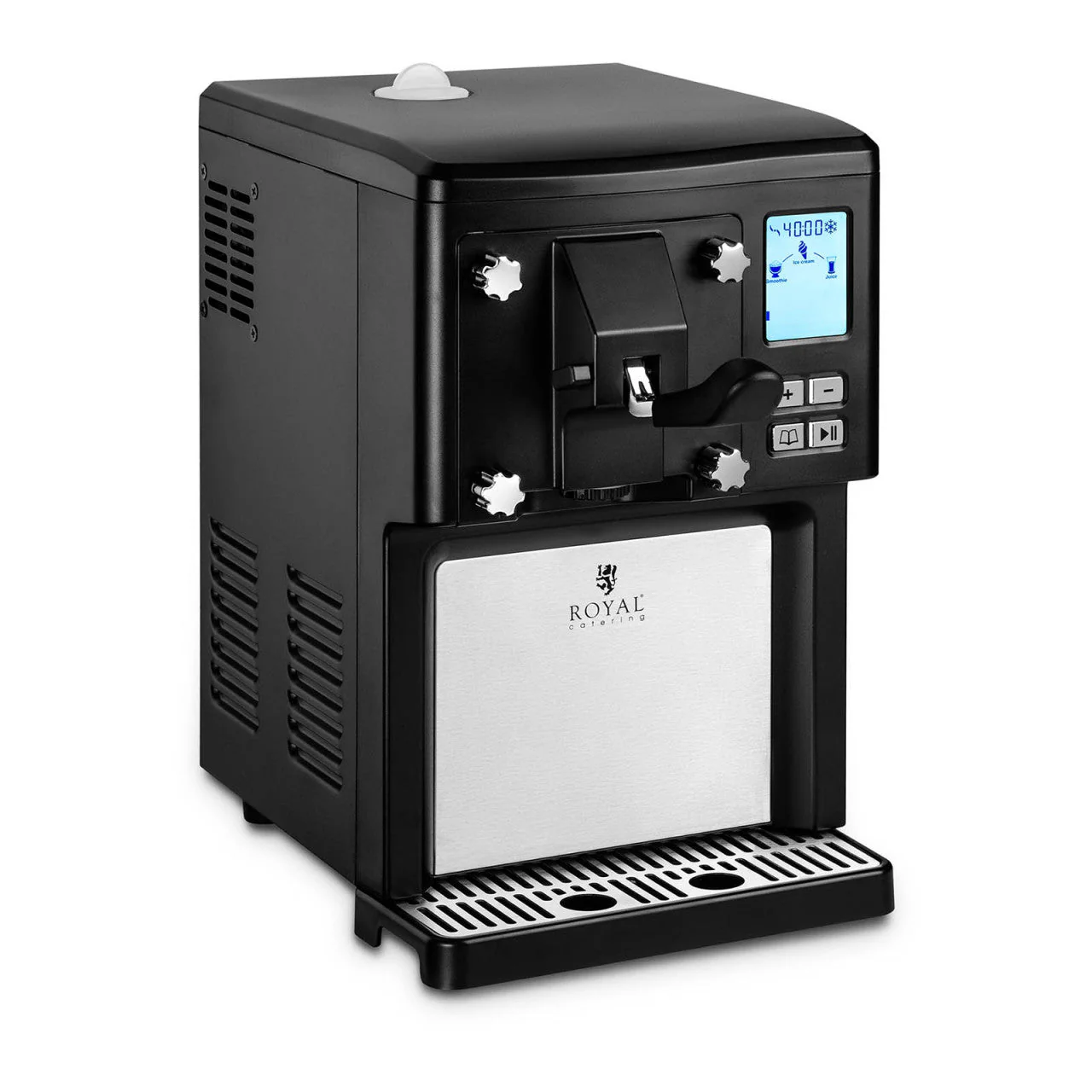 Macchina per Gelato Italiano 200 W – Capacità 1,5 Litri, Gelatiera Artigianale