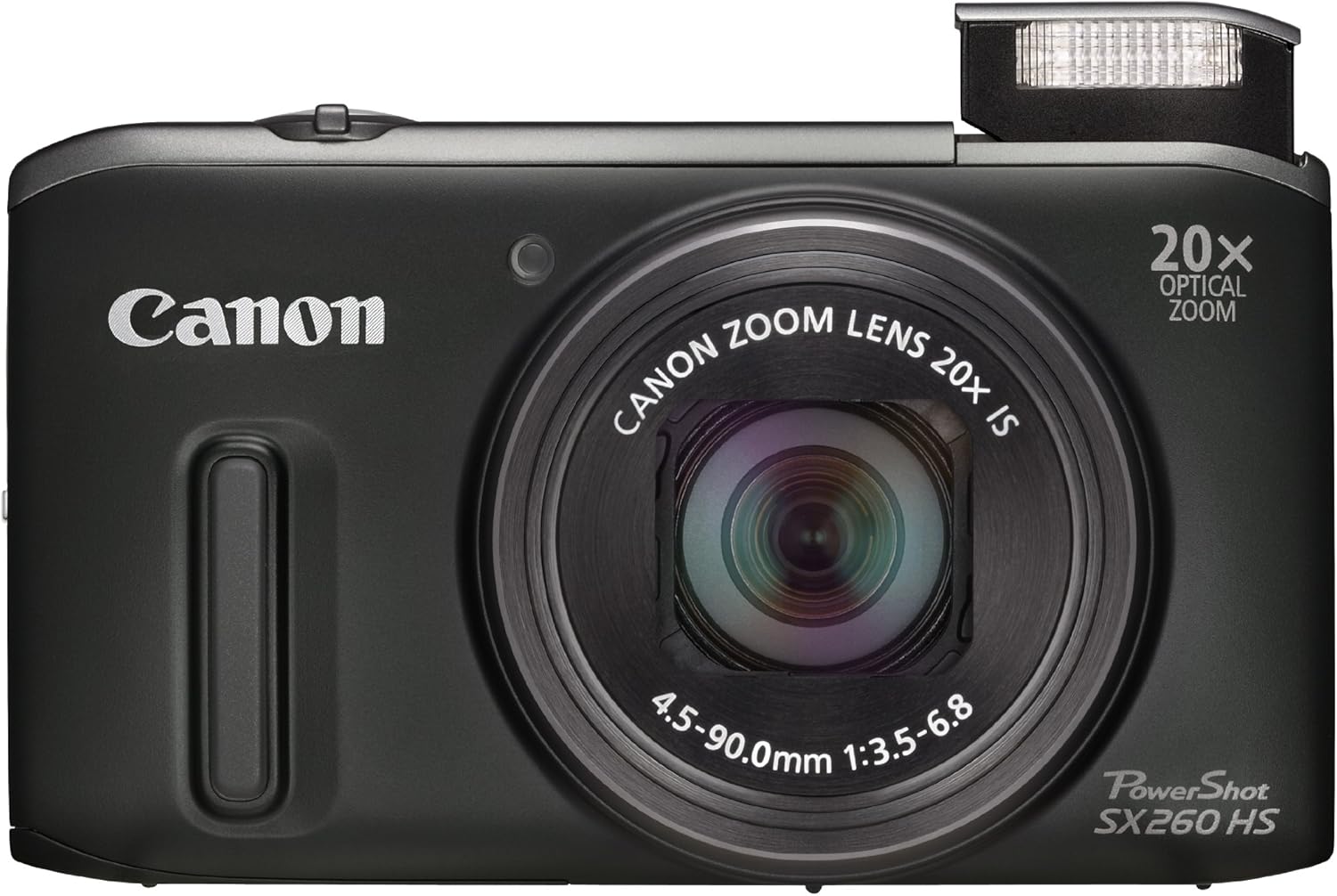 Canon POWERSHOT SX260 HS Fotocamera Compatta Digitale, 12.1 MP, Grigio