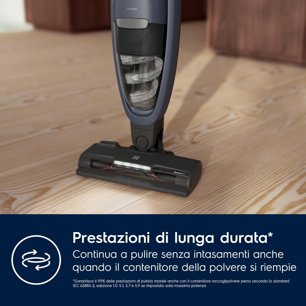 Electrolux 500 Scopa Elettrica Senza Fili ES52CB21DB Blu