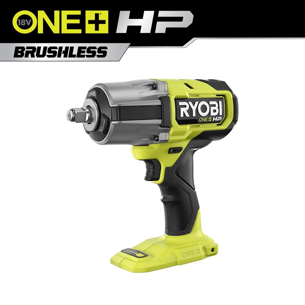 ONE  HP 18V Brushless Cordless 4 Mode 1/2 in. High Torque Impact Wrench (Tool Only) PBLIW01B