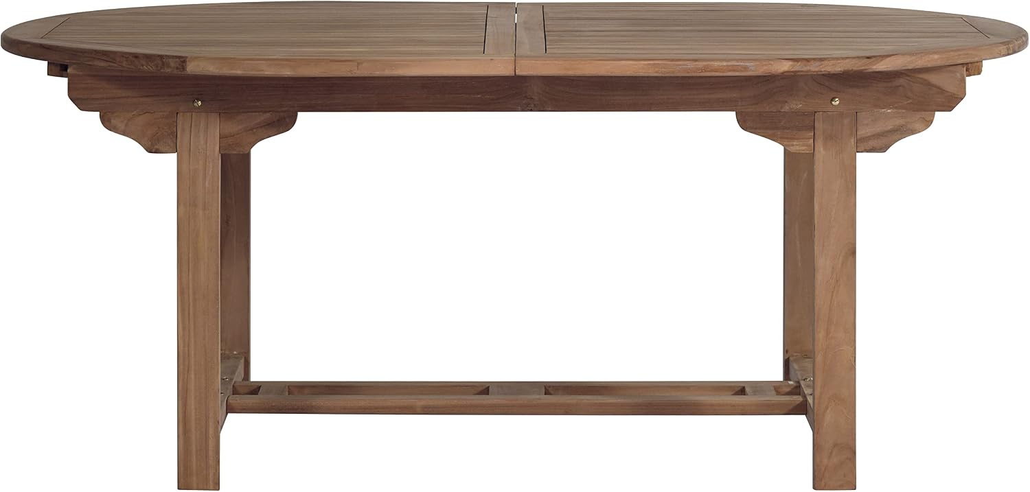 Gruppo Maruccia - Set Tavolo da Giardino 8 Posti in Legno Teak Allungabile con Sedie, Tavolo Pranzo Esterno per Terrazzo e Giardino