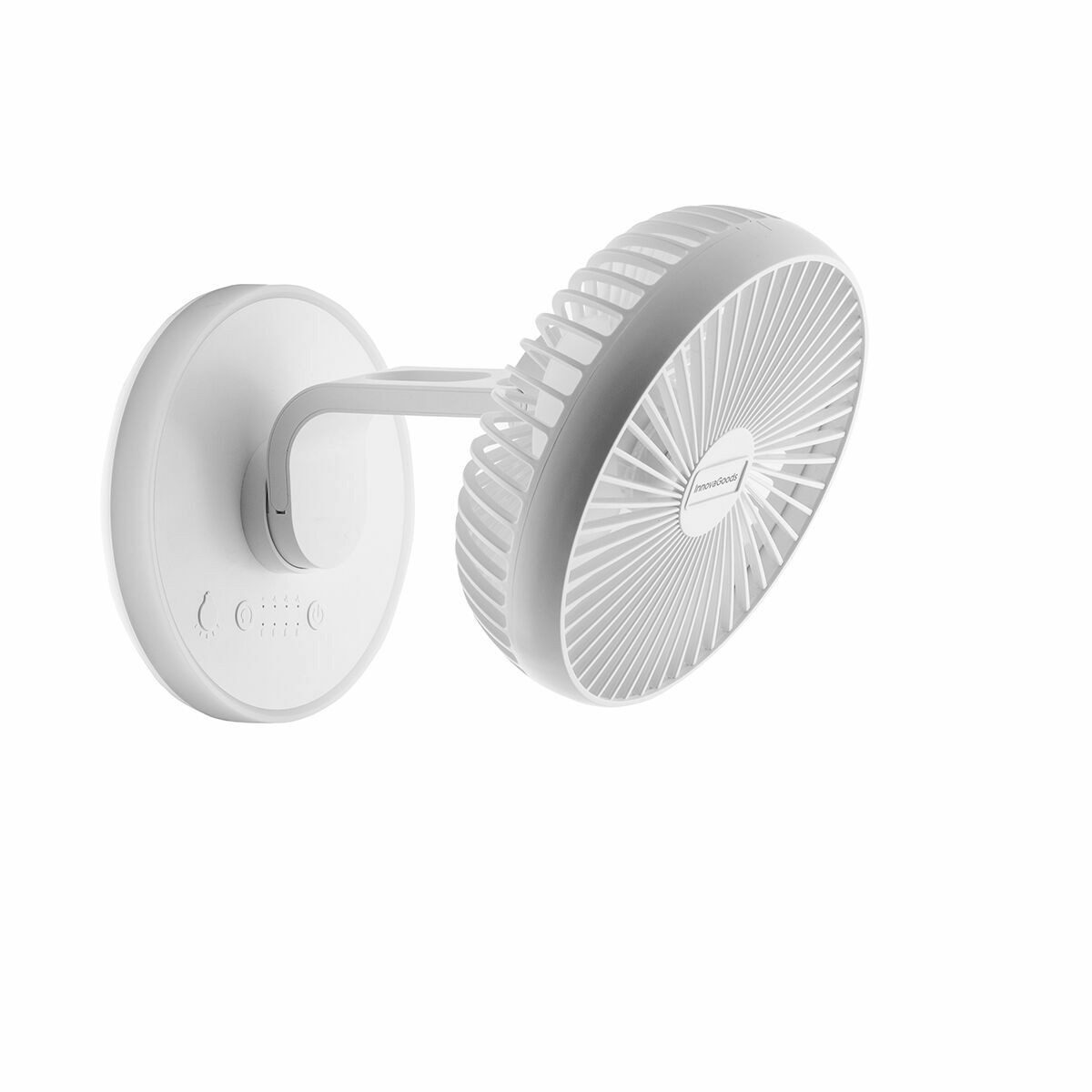 Bodenventilator Innovagoods Tischventilator mit Akku und LED FanLed InnovaGoods Ø6,6 4