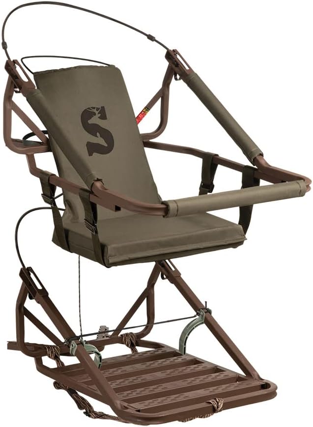 Viper Steel Climbing Treestand &ndash; Durable Steel Construction, Lightweight & Portable, Ideal for Hunting