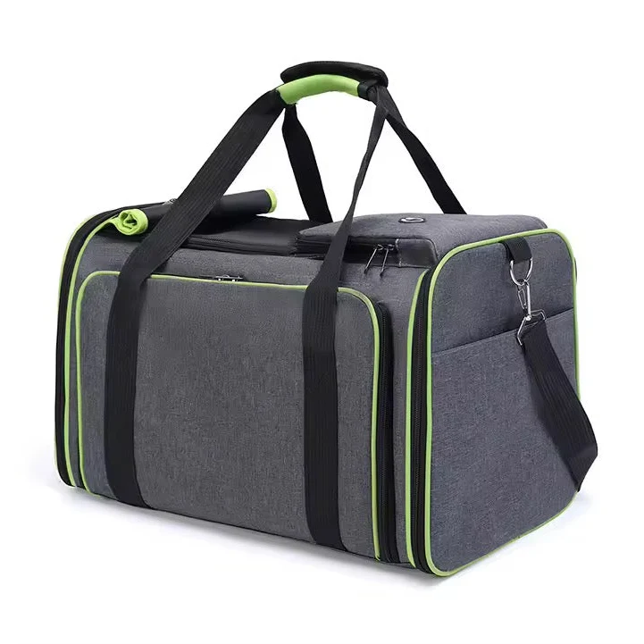 Expandable Pet Carrier Bag �C Breathable Mesh, Foldable & Lightweight