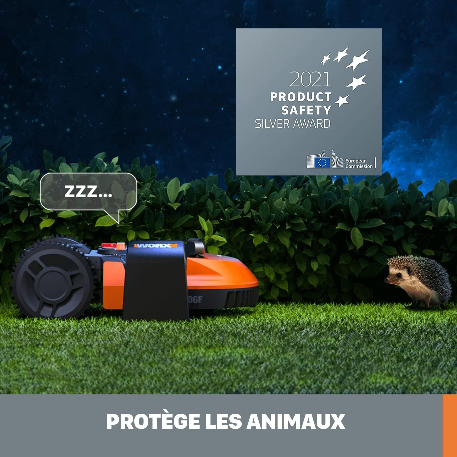 WORX Landroid Vision M600 Mhroboter WR206E.1 für Grten bis 600m - intelligenter Mhroboter ohne Begrenzungskabel – WLAN & Bluetooth – aktive Hindernisvermeidung mit KI-Technologie – APP Steuerung
