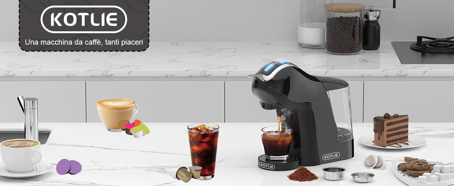 Macchina da caffè 5 in 1