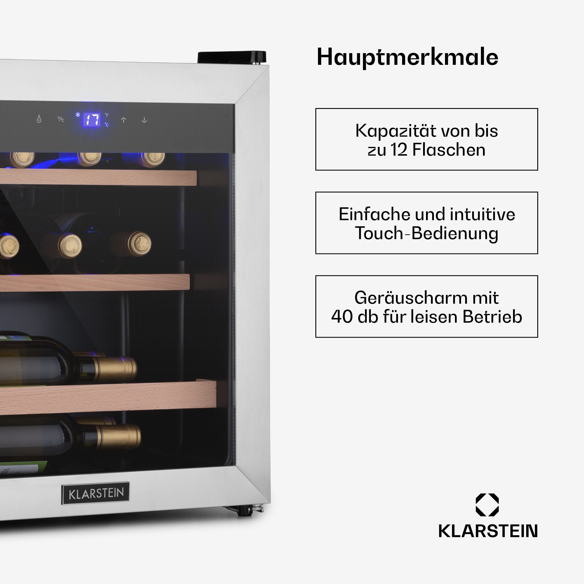 Weinkühlschrank Vinamour 12 bottle Uno