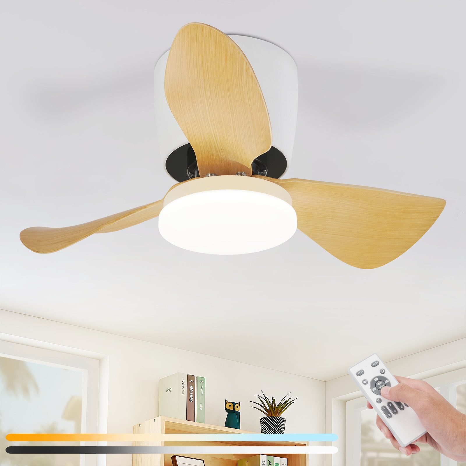 Deckenventilator Deckenventilator Mit Beleuchtung 23W 70CM